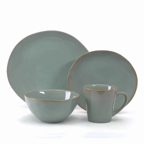 Juego de vajilla 16 Piezas Porcelana Green Stone Haengnam Volf Juego de vajilla 16 Piezas Porcelana Green Stone Haengnam Volf
