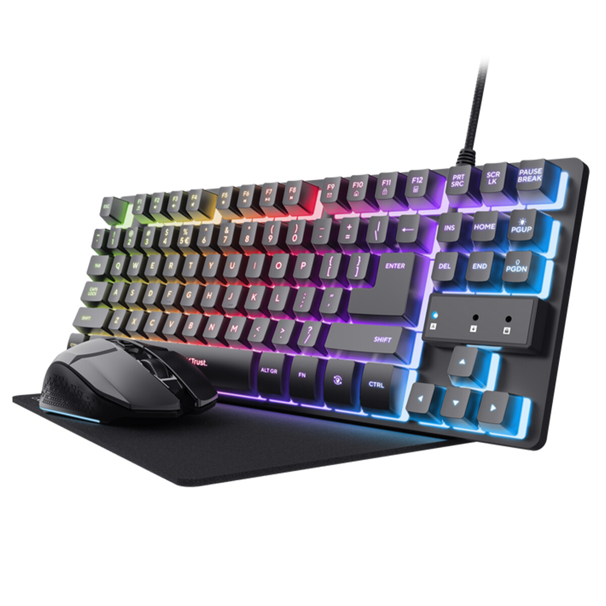 Combo Gamer Trust Gxt794 - COMBO TRUST GXT794 TECLADO/MOUSE/PAD 