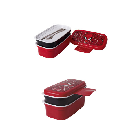 Lunchera Bento X 2 Piezas Spiderman U