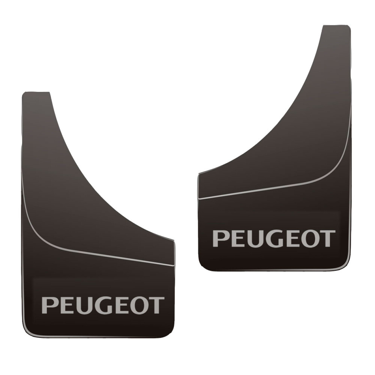 ACCESORIO EXTERIOR CITROEN - PEUGEOT JUEGO 2 BARREROS GOMA LOGO PEUGEOT - 