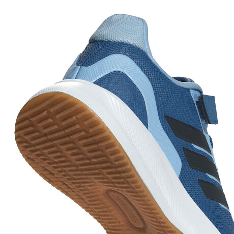 Championes de Niños Adidas Run Falcon 5 Velcro Azul - Celeste