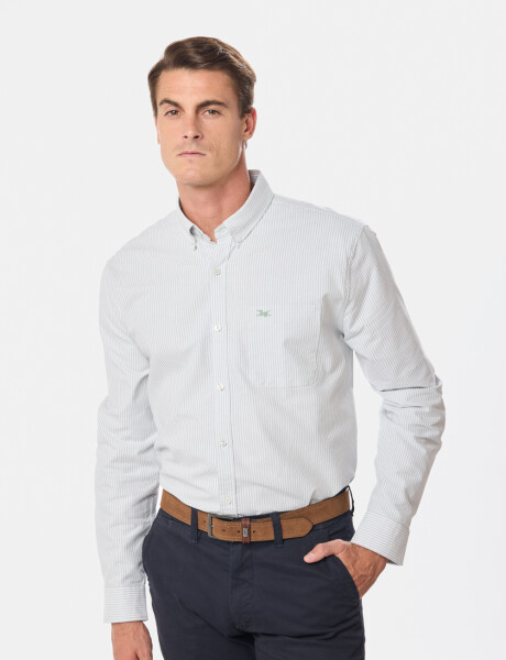 CAMISA OXFORD Verde