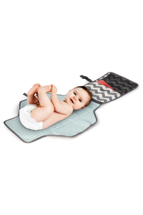 Cambiador portátil Para Bebé con estuche para toallitas húmedas 0