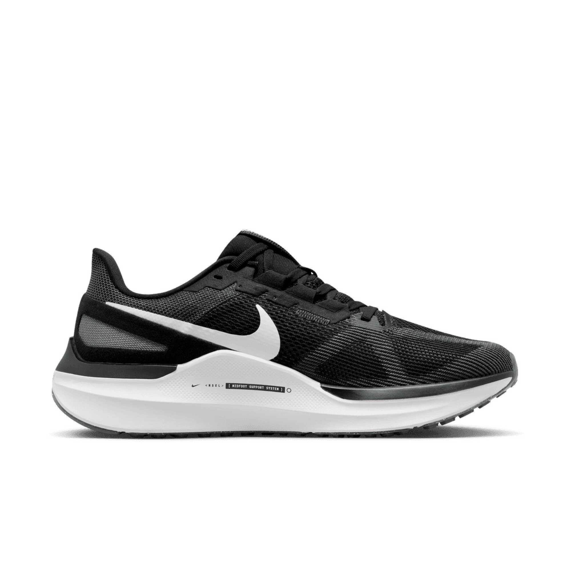 Zapatillas Nike Air Zoom Structure 25 de Hombre Negro La Cancha