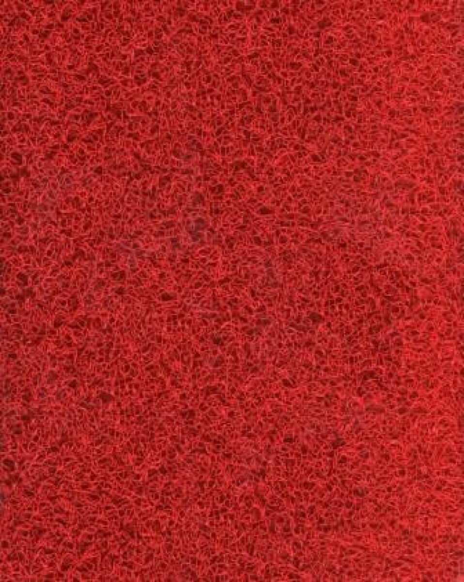 CUSHION MAT LIGHT - FELPUDO CUSHION MAT PVC 'LIGHT A' 1101 RED CON BASE ANCHO 1,22M 
