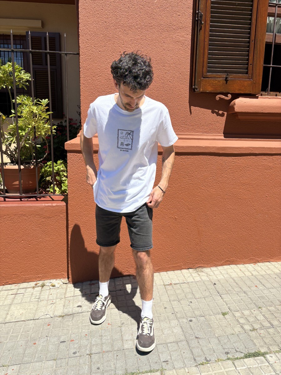 Camiseta Playa Brixton - Blanca