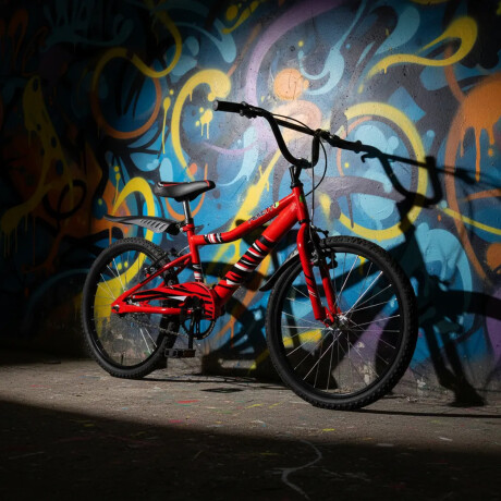 Bicicleta para Niños Peretti Modelo Cros Rodado 20 en Acero Rojo