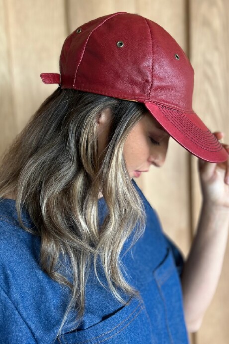 Cap Tini Rojo oscuro