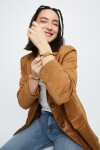 PULSERA DE CUERO NEGRO CON MOSQUETÓN ENTRELAZADO BAÑADO EN ORO 18K Pulsera