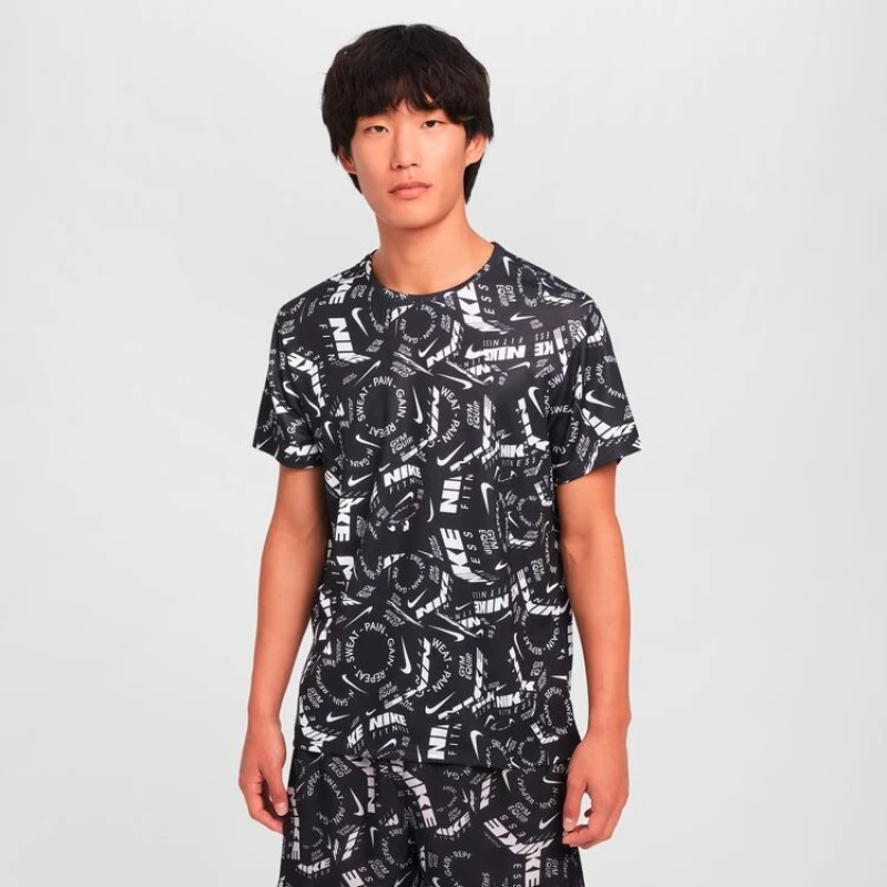 Remera Nike Miler de Hombre Blanco