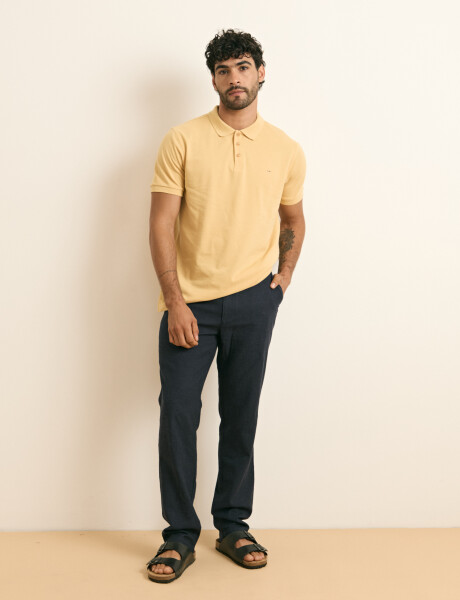 520752 REMERA HARRINGTON LABEL Amarillo