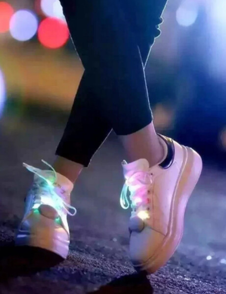 Cordones luminosos LED para championes o patines colores varios Cordones luminosos LED para championes o patines colores varios