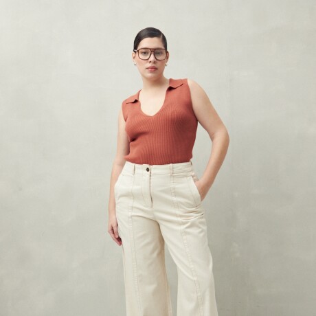PANTALÓN ROMANE Crudo