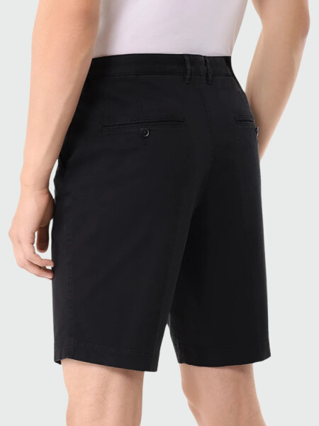 BOSS -Bermudas slim fit de gabardina de algodón elastizado 0