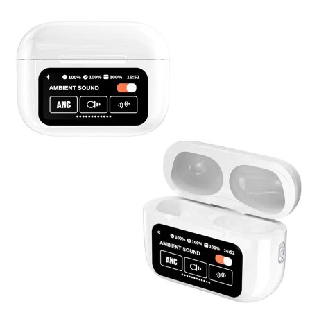 Set Reloj Deportivo Luz Led + Auriculares A9 Inalámbricos BT Salmón