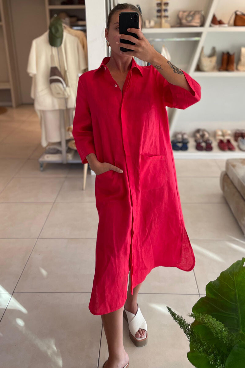 Vestido serena - Rojo 