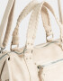 Bowling Boho Cartera Bowling Con Flecos - Blanco Crudo