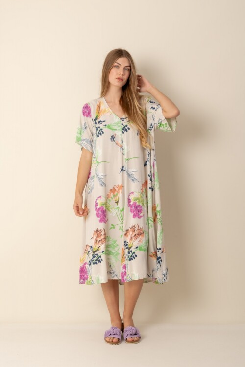 Vestido largo Luppi