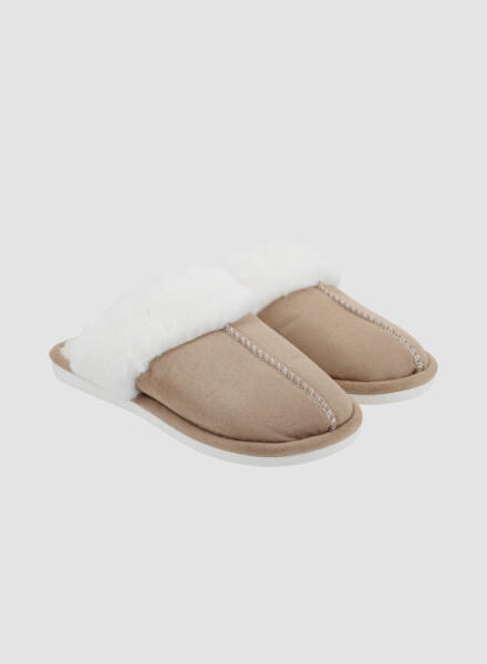 Pantufla warm slippers Beige