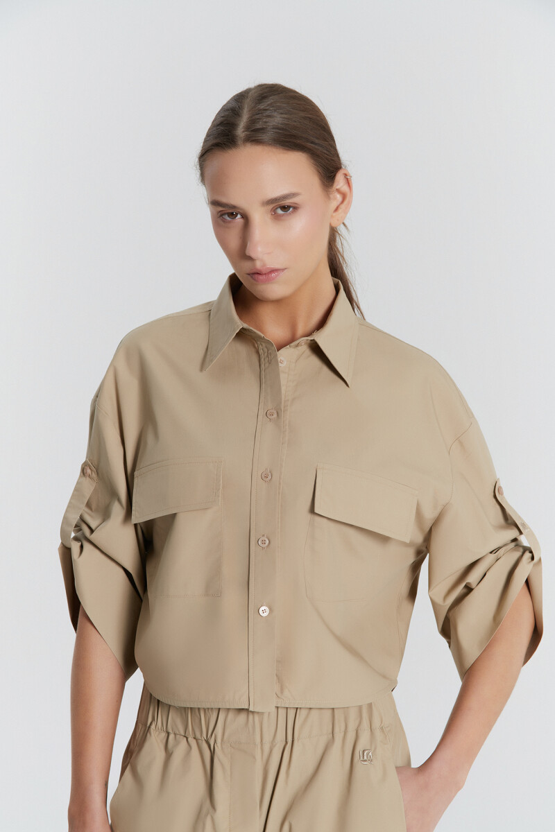 CAMISA ISCHIA Camel