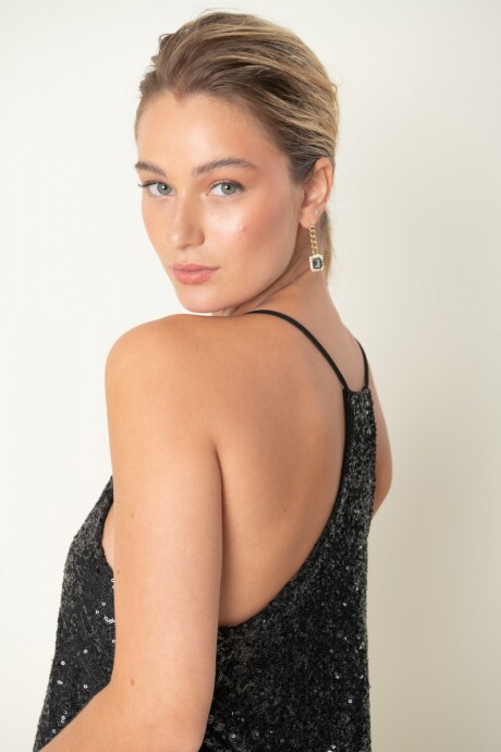 TOP JASPE Negro