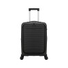MALETA PLAST NEGRA 54X38X20CM Unica