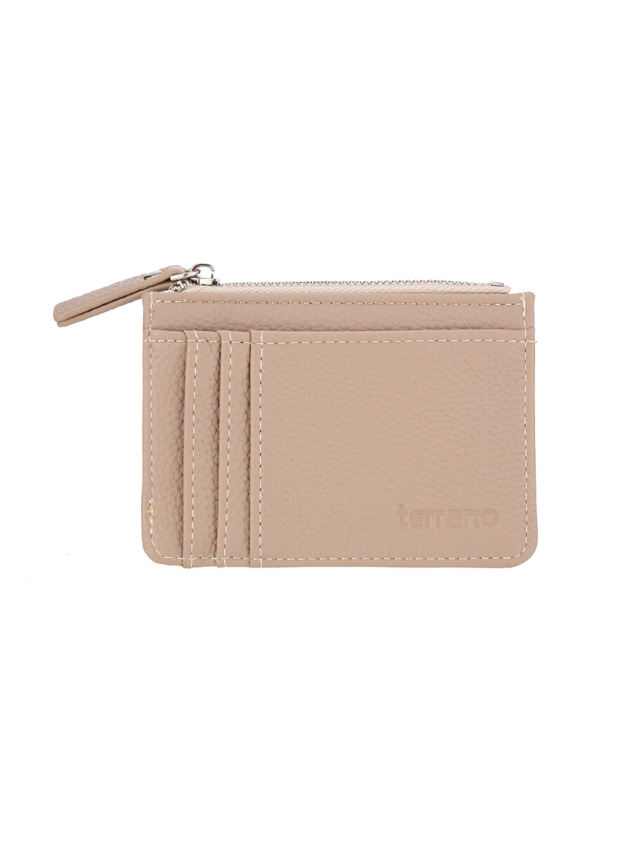 Tarjetero Amberes - Beige 