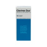 CLAVINEX DUO CJ X 14 COMPRIMIDOS única