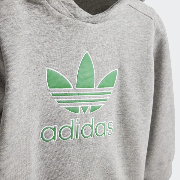 Conjunto Adidas Logo Grande Gris