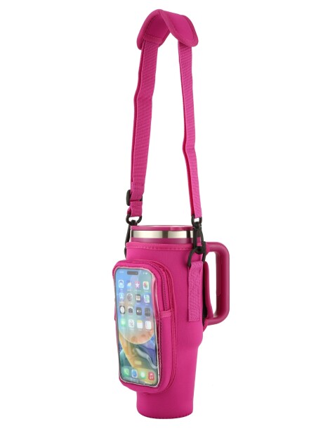 Porta SpotieCup 1183mL. Fucsia