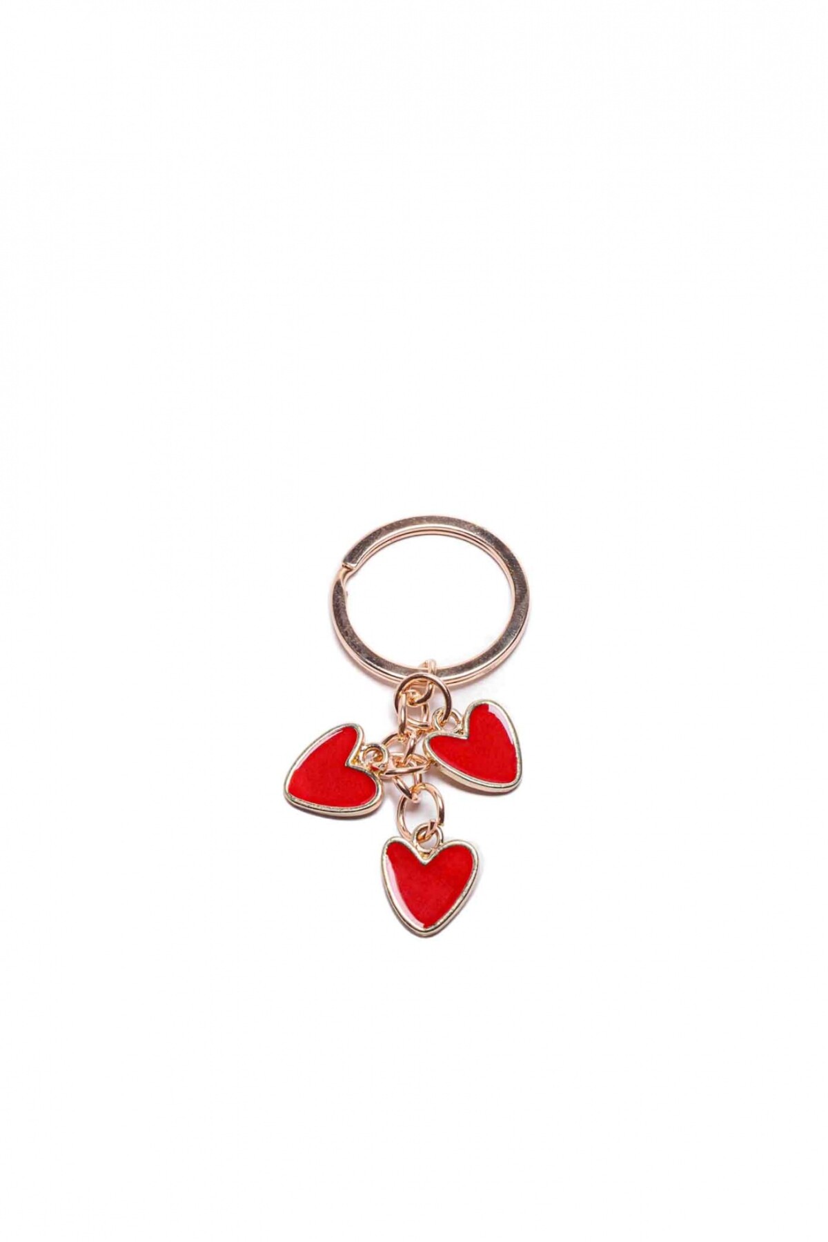 Llavero Corazones Rojo