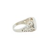 Anillo Mesa Circular-Plata 925-Piedra Nacar-AN3376 conpiedra