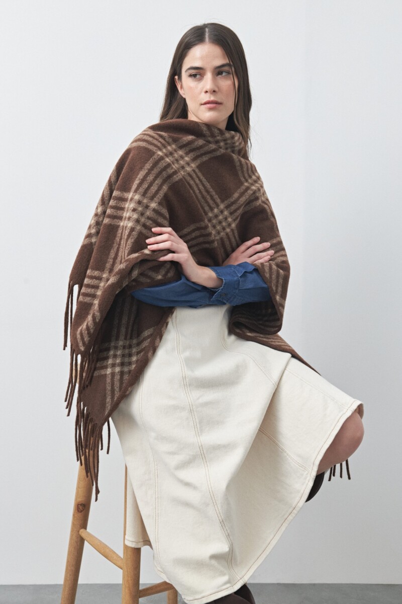 PONCHO HORIATIKI Chocolate