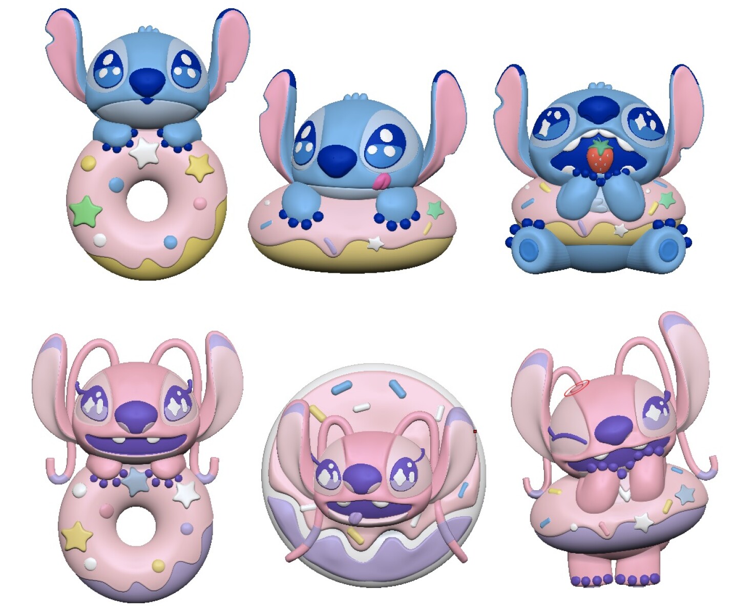 Blind box dinner party Stitch 