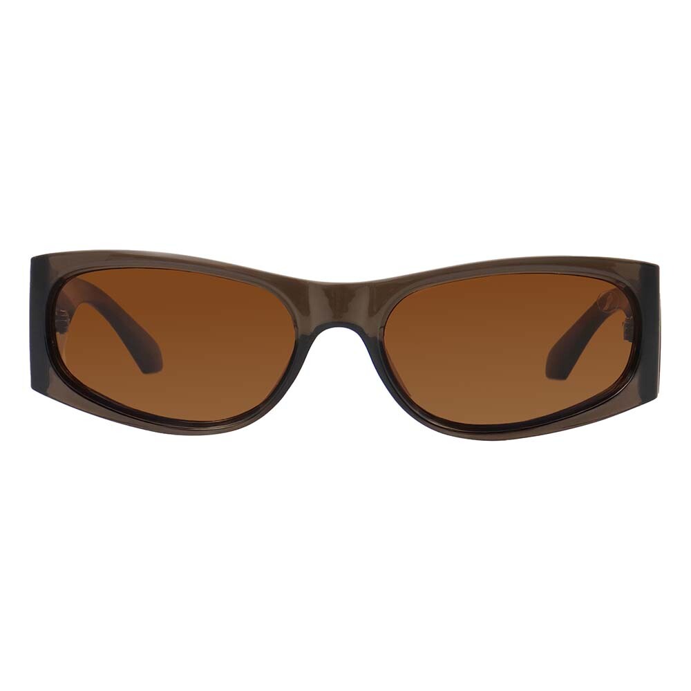 Lentes De Sol De Policarbonato Cuadrado Anitta Amarillo/Negro