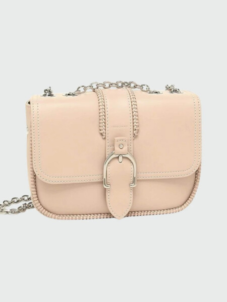 Longchamp -Cartera pequeña de cuero, Amazone Rosado