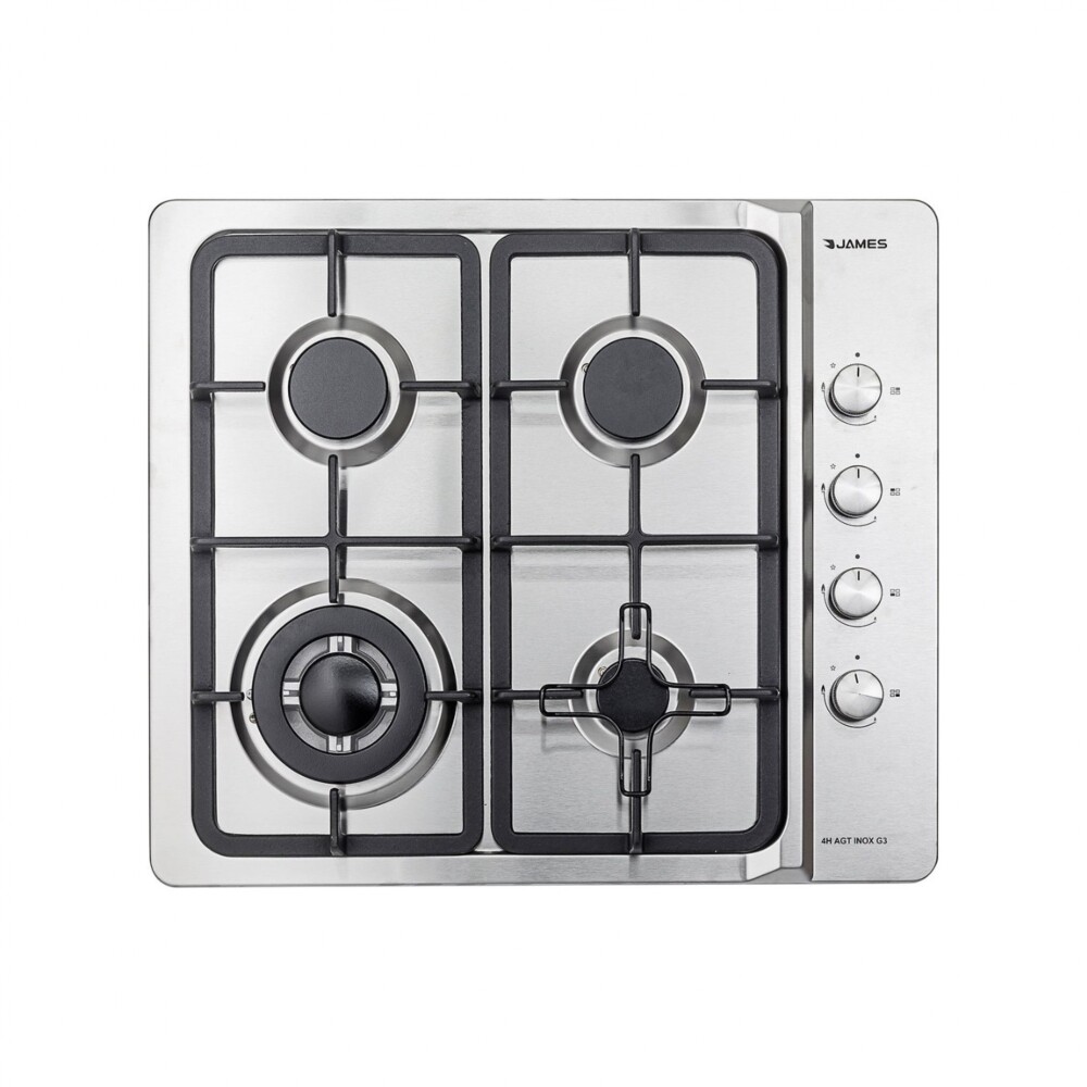 Anafe - De Empotrar A Gas James 4h Agt Inox G3 4 Hornallas Anafe - De Empotrar A Gas James 4h Agt Inox G3 4 Hornallas