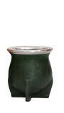 MATE DE CERÁMICA CHICO DELTA QUEBRADO VERDE