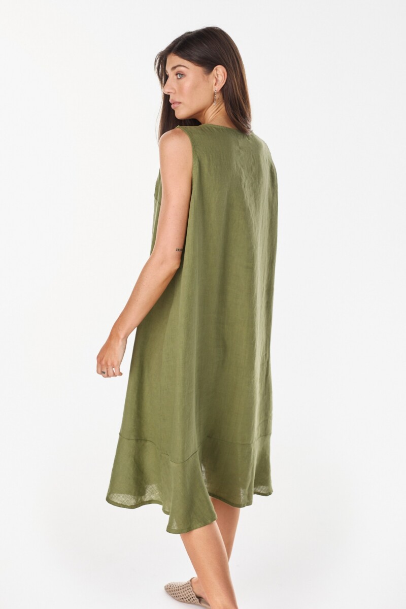 Vestido Henna Verde