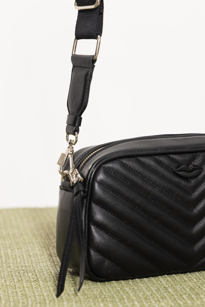 BANDOLERA LIPSTICK Negro
