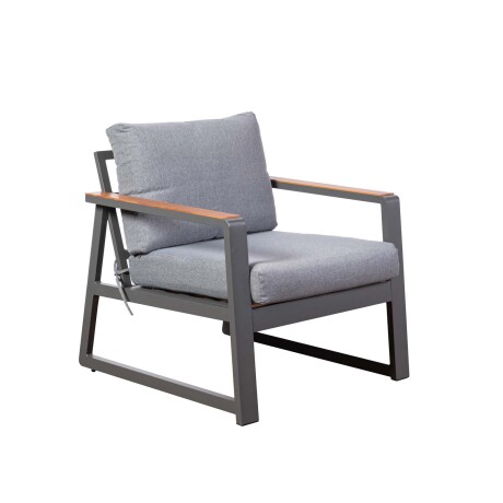 SET DE LIVING ALUMINIO GRIS TENERIFE