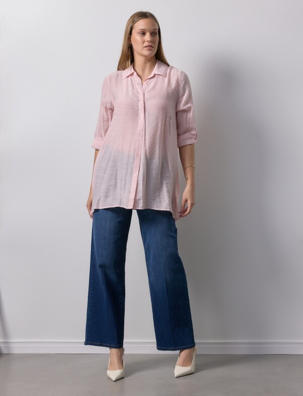 Camisa Larga ROSA