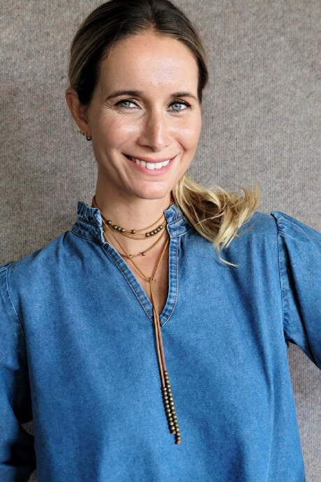 Collar Corbatín Suela - Oro