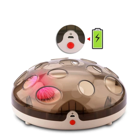Juguete Eléctrico Interactivo Para Gato Recargable Magnético Pluma Juguete Eléctrico Interactivo Para Gato Recargable Magnético Pluma