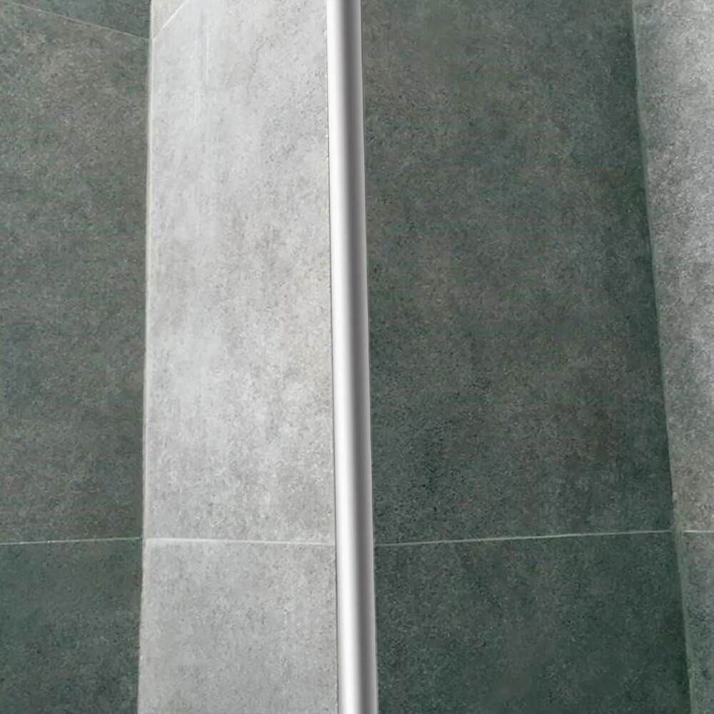 Aluminio Guarda Arco 6 mm x 10mm x 2,5m Cromo Brillo Aluminio Guarda Arco 6 Mm X 10mm X 2,5m Cromo Brillo