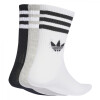 Medias Adidas 3S CREW S 3P Hombre JV7403 Blanco-gris