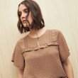 BLUZA ALLIOE BUTTER MARRON