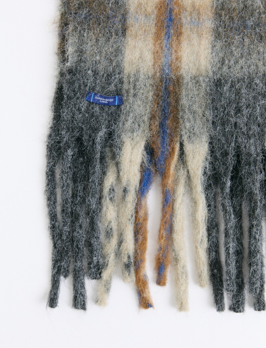 700895 BUFANDAS HARRINGTON LABEL Azul