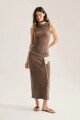 VESTIDO AMATISTA Marron