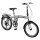 Bicicleta Plegable Rodado 20 Shimano Parrilla Gris
